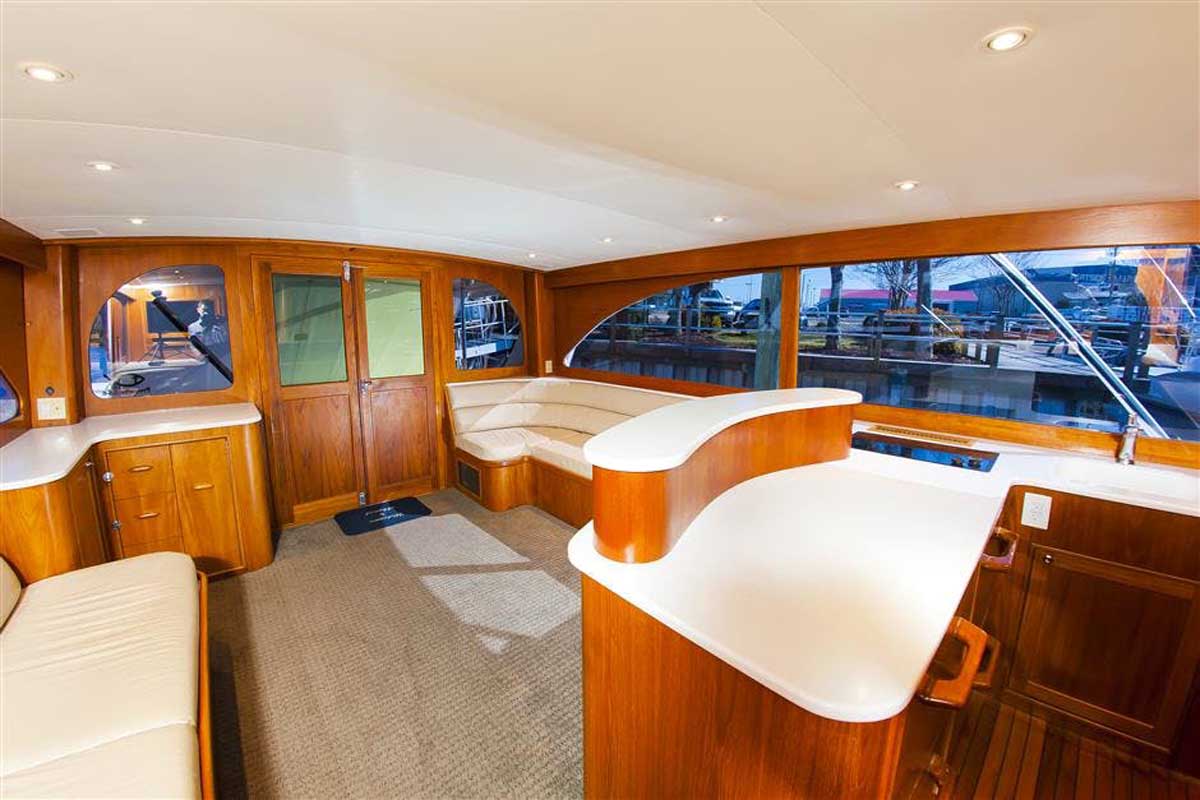 Outer Banks Sportfishing Charter Cabin- All in Sportfishing cabin interior
